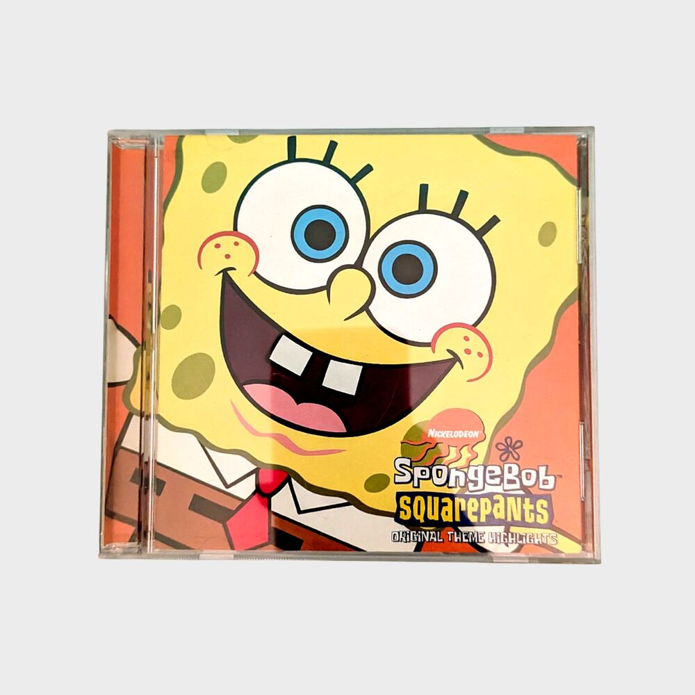 SpongeBob Squarepants Original Theme Highlights CD Soundtrack 2001 Vintage Rare